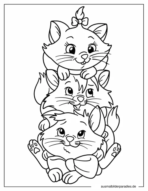 Aristocats Ausmalbild 13 - kostenlos zum Ausdrucken