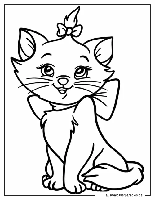 Aristocats Ausmalbild 14 - kostenlos zum Ausdrucken