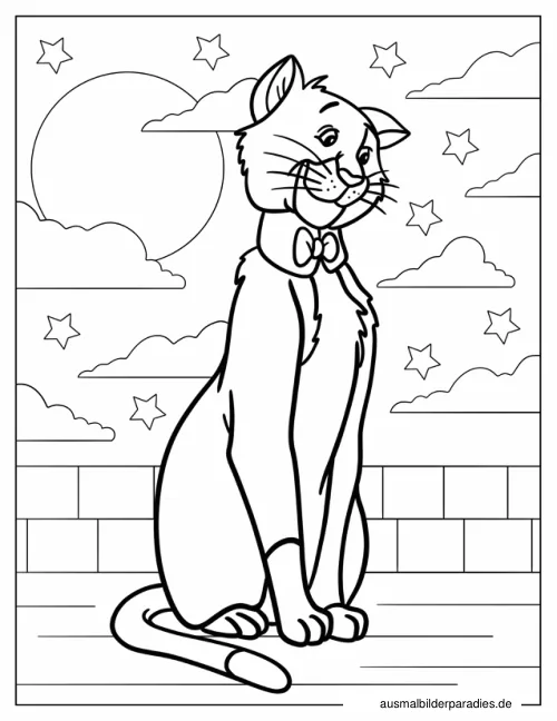 Aristocats Ausmalbild 19 - kostenlos zum Ausdrucken