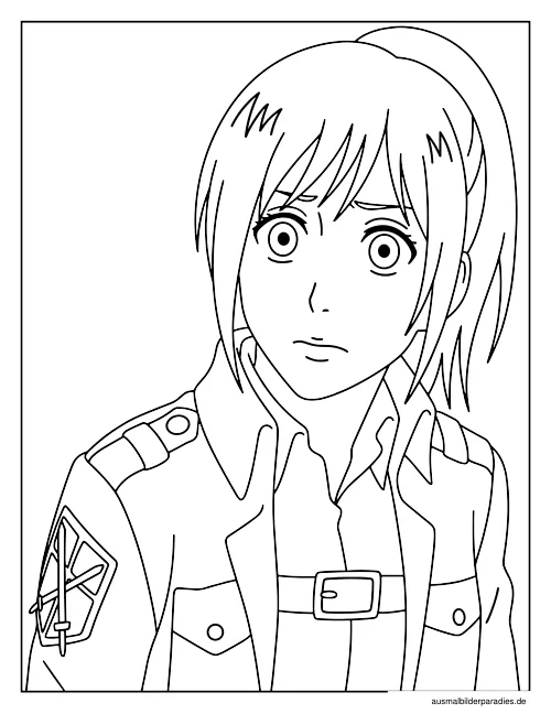 Attack on Titan Ausmalbild 17 als Gratis-PDF Attack on Titan Ausmalbild 17 - kostenlos zum Ausdrucken