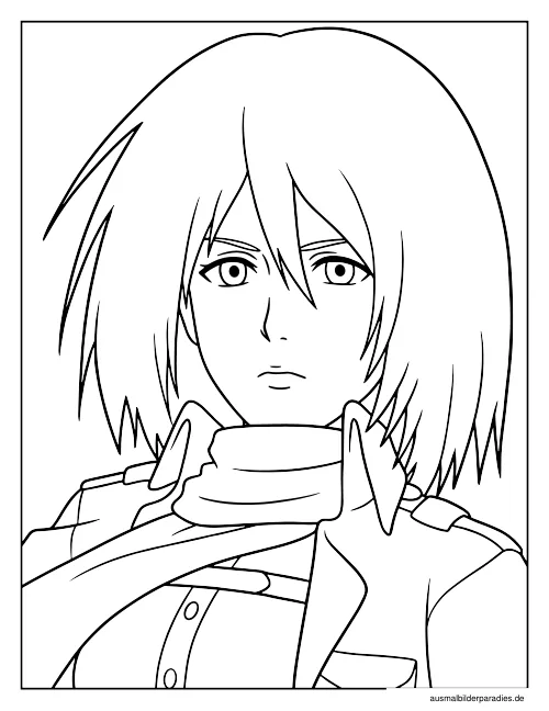 Attack on Titan Ausmalbild 19 als Gratis-PDF Attack on Titan Ausmalbild 19 - kostenlos zum Ausdrucken
