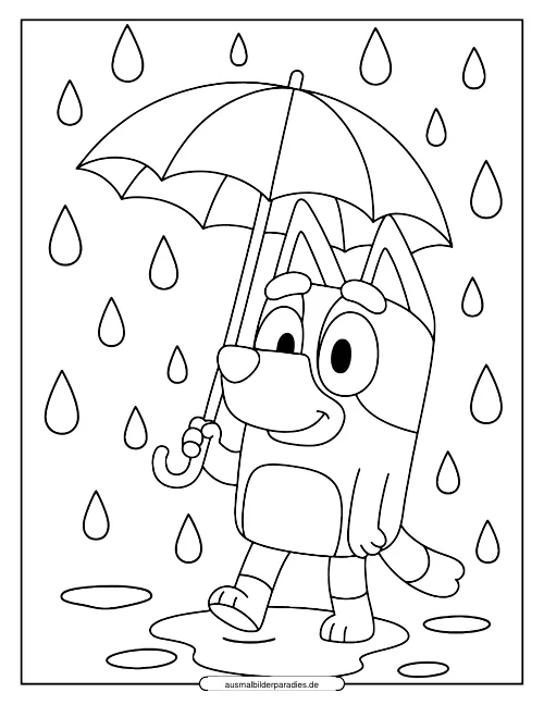 Bluey Ausmalbild 31 als Gratis-PDF Bluey Ausmalbild 31 - kostenlos zum Ausdrucken