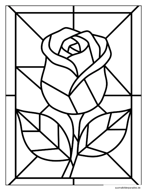 Blumen Ausmalbild 25 - kostenlos zum Ausdrucken
