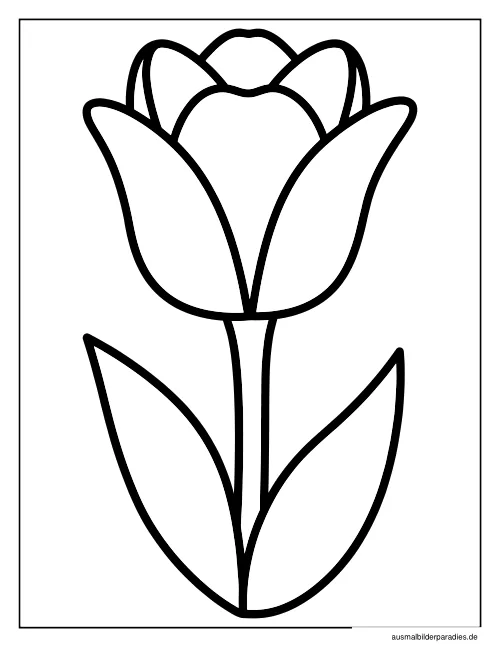 Blumen Ausmalbild 33 - kostenlos zum Ausdrucken