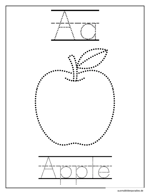 Buchstaben Ausmalbild 23 - kostenlos zum Ausdrucken