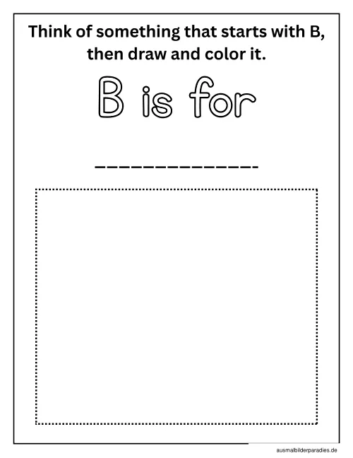 Buchstaben Ausmalbild 28 - kostenlos zum Ausdrucken