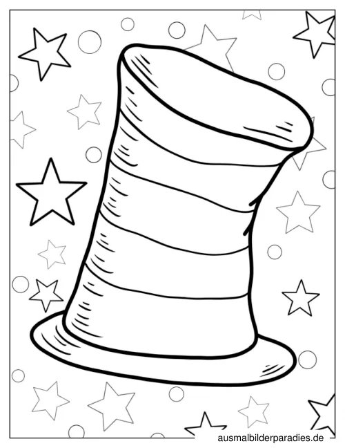 Cat in the Hat Ausmalbilder Cat in the Hat Ausmalbilder kostenlos zum Ausdrucken