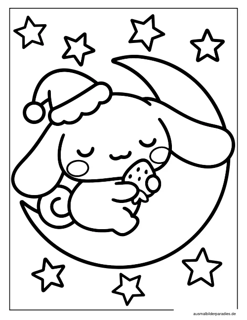 Cinnamoroll Ausmalbild 27 - kostenlos zum Ausdrucken