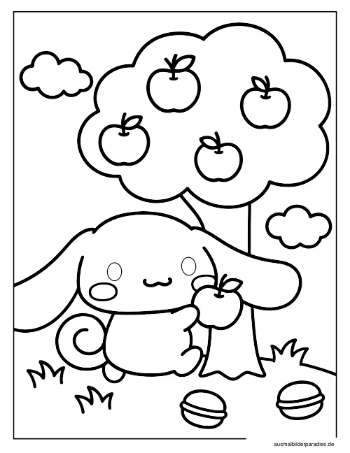Cinnamoroll Ausmalbild 29 - kostenlos zum Ausdrucken
