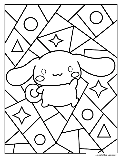 Cinnamoroll Ausmalbild 35 - kostenlos zum Ausdrucken