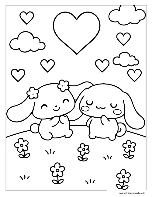 Cinnamoroll Ausmalbild 9 - kostenlos zum Ausdrucken