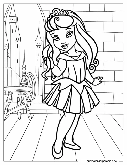 Disney Prinzessin Ausmalbild 10 - kostenlos zum Ausdrucken