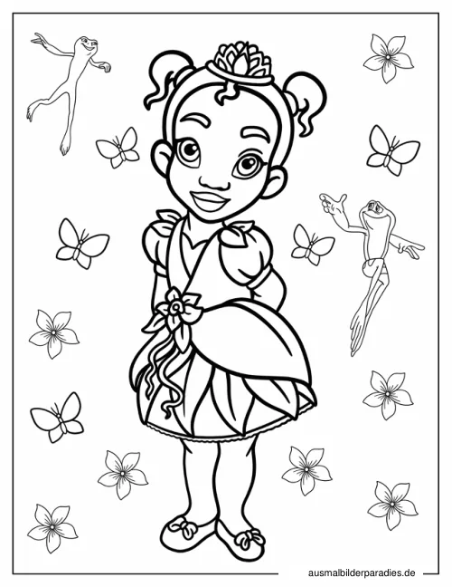 Disney Prinzessin Ausmalbild 20 - kostenlos zum Ausdrucken