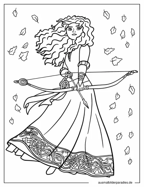Disney Prinzessin Ausmalbild 21 - kostenlos zum Ausdrucken