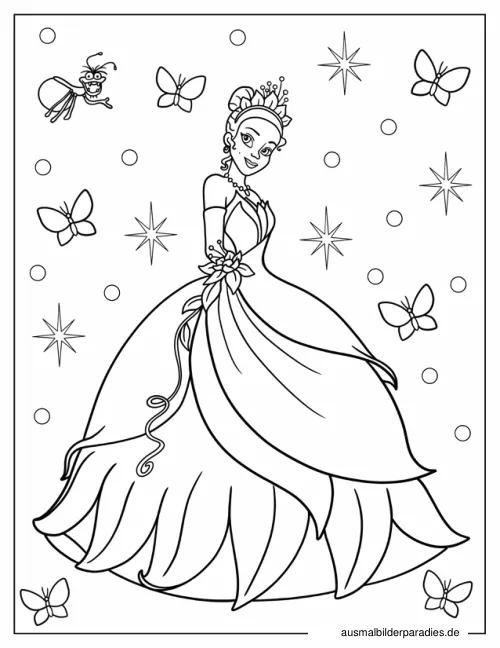 Disney Prinzessin Ausmalbild 26 - kostenlos zum Ausdrucken