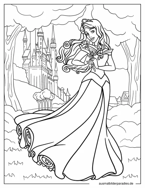 Disney Prinzessin Ausmalbild 30 - kostenlos zum Ausdrucken