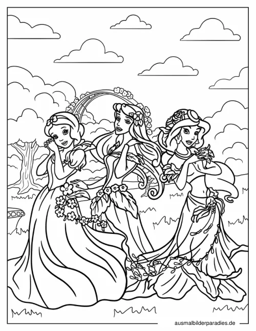 Disney Prinzessin Ausmalbild 31 - kostenlos zum Ausdrucken
