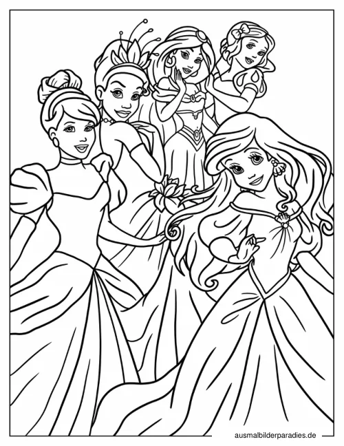 Disney Prinzessin Ausmalbild 32 - kostenlos zum Ausdrucken