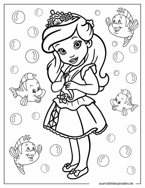 Disney Prinzessin Ausmalbild 34 - kostenlos zum Ausdrucken