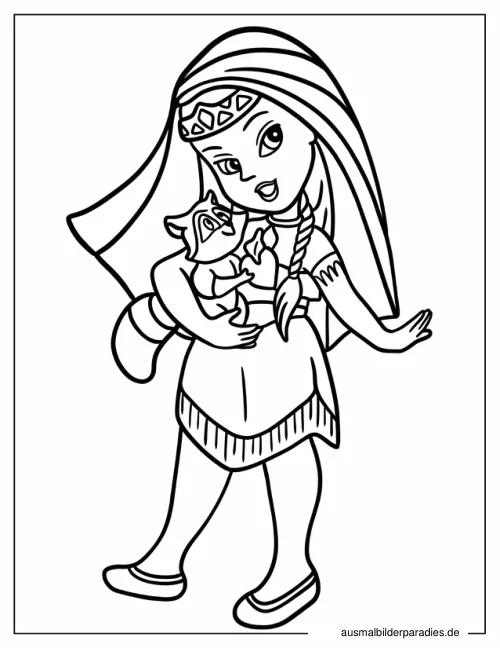 Disney Prinzessin Ausmalbild 9 - kostenlos zum Ausdrucken