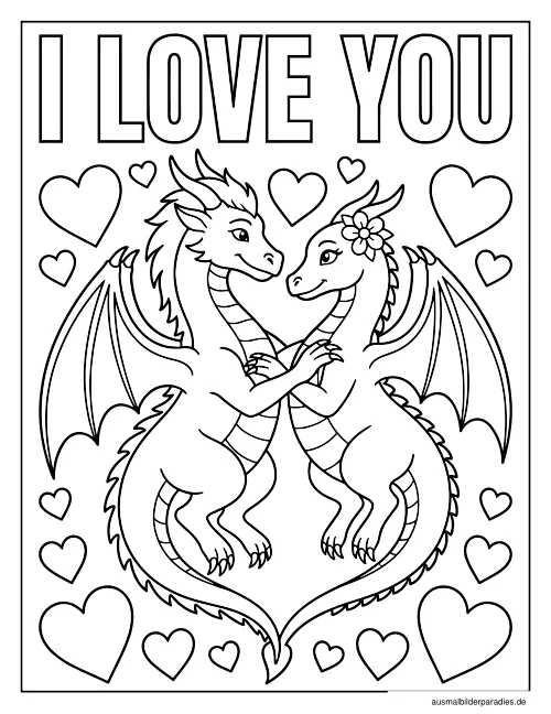 Drache Ausmalbild 13 als Gratis-PDF Drache Ausmalbild 13 - kostenlos zum Ausdrucken