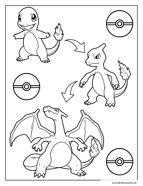 Drache Ausmalbild 3 als Gratis-PDF Drache Ausmalbild 3 - kostenlos zum Ausdrucken