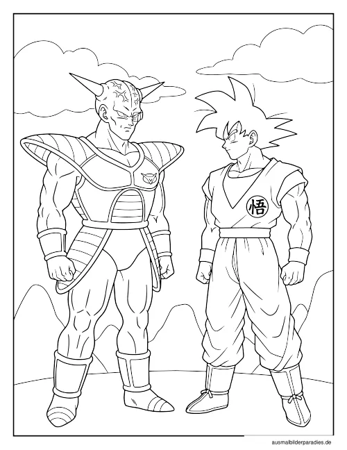 Dragon Ball Ausmalbild 15 - kostenlos zum Ausdrucken