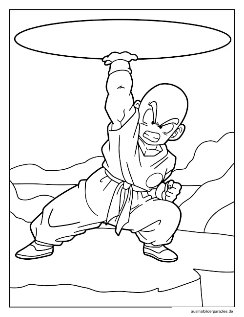 Dragon Ball Ausmalbild 23 - kostenlos zum Ausdrucken