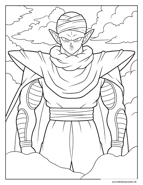 Dragon Ball Ausmalbild 25 - kostenlos zum Ausdrucken