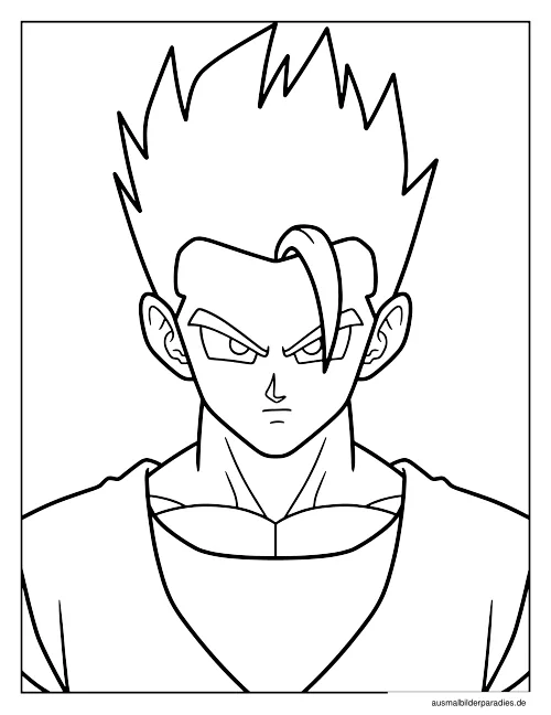 Dragon Ball Ausmalbild 28 - kostenlos zum Ausdrucken