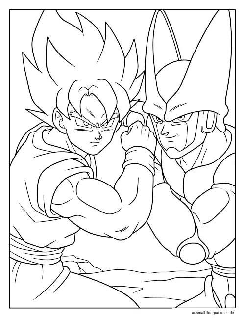 Dragon Ball Ausmalbild 29 - kostenlos zum Ausdrucken