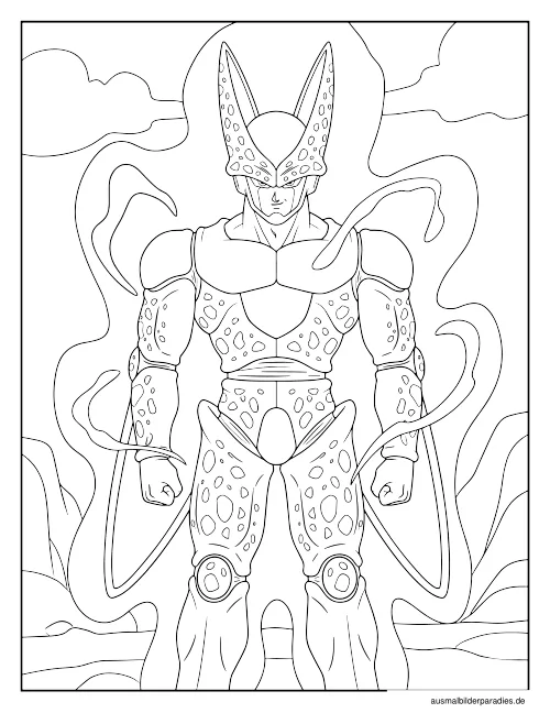 Dragon Ball Ausmalbild 3 - kostenlos zum Ausdrucken