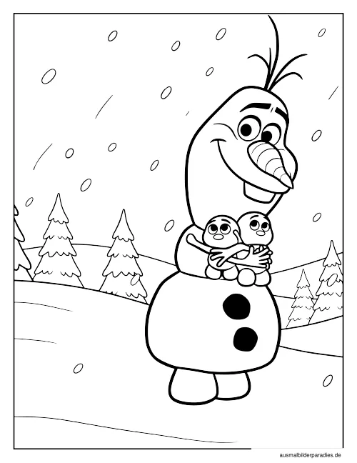 Elsa Ausmalbild 24 - kostenlos zum Ausdrucken