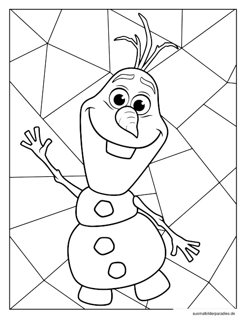 Elsa Ausmalbild 28 - kostenlos zum Ausdrucken