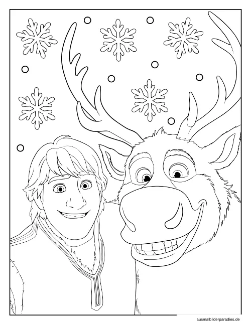 Elsa Ausmalbild 29 - kostenlos zum Ausdrucken