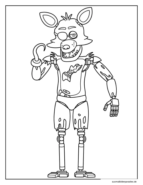 FNAF Ausmalbild 34 - kostenlos zum Ausdrucken