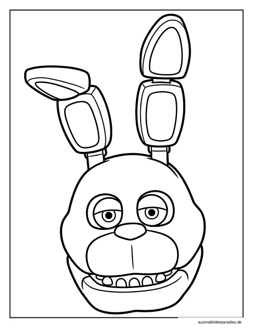 FNAF Ausmalbild 7 - kostenlos zum Ausdrucken