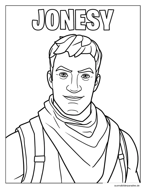Fortnite Ausmalbild 36 - kostenlos zum Ausdrucken
