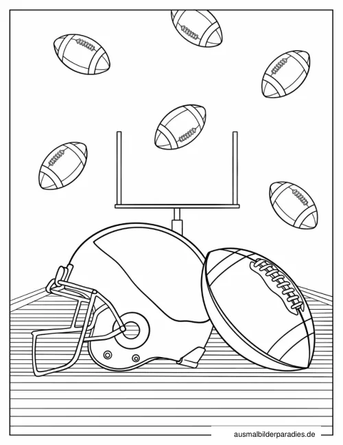 Fußball Ausmalbild 32 als Gratis-PDF Fußball Ausmalbild 32 - kostenlos zum Ausdrucken