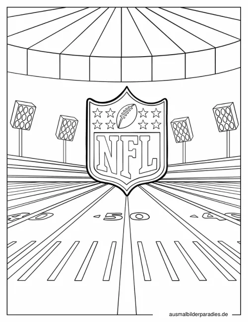 Fußball Ausmalbild 4 als Gratis-PDF Fußball Ausmalbild 4 - kostenlos zum Ausdrucken