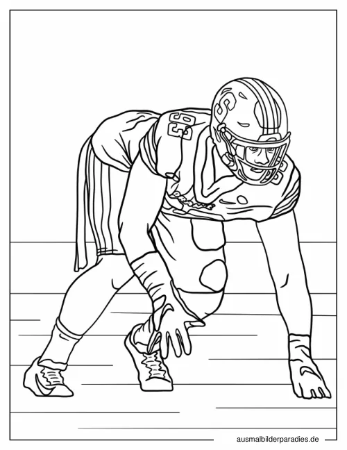 Fußball Ausmalbild 9 als Gratis-PDF Fußball Ausmalbild 9 - kostenlos zum Ausdrucken