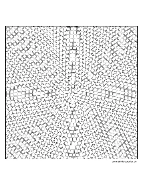 Geometrische Muster Ausmalbild 12 als Gratis-PDF Geometrische Muster Ausmalbild 12 - kostenlos zum Ausdrucken