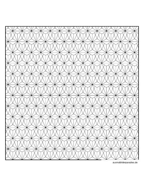 Geometrische Muster Ausmalbild 17 als Gratis-PDF Geometrische Muster Ausmalbild 17 - kostenlos zum Ausdrucken