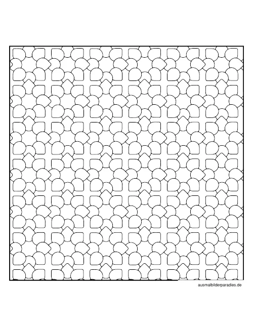 Geometrische Muster Ausmalbild 22 als Gratis-PDF Geometrische Muster Ausmalbild 22 - kostenlos zum Ausdrucken
