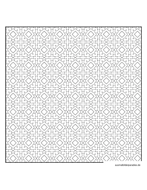 Geometrische Muster Ausmalbild 29 als Gratis-PDF Geometrische Muster Ausmalbild 29 - kostenlos zum Ausdrucken