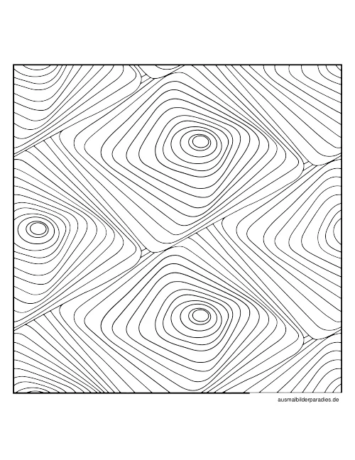 Geometrische Muster Ausmalbild 7 als Gratis-PDF Geometrische Muster Ausmalbild 7 - kostenlos zum Ausdrucken