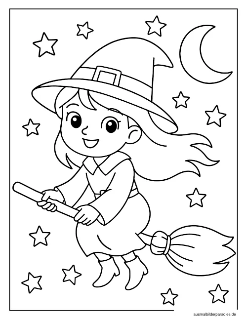 Halloween Ausmalbild 18 - kostenlos zum Ausdrucken