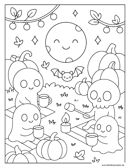 Halloween Ausmalbild 29 - kostenlos zum Ausdrucken