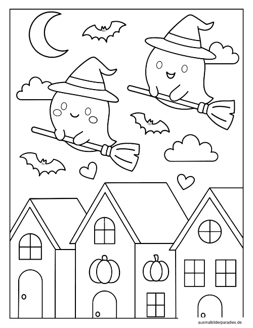 Halloween Ausmalbild 30 - kostenlos zum Ausdrucken