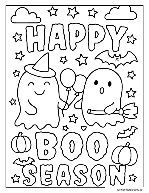 Halloween Ausmalbild 34 - kostenlos zum Ausdrucken